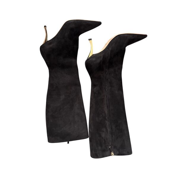 Dior 80mm suede D-Fame Heeled Boot 39/US9 - Picture 6 of 11